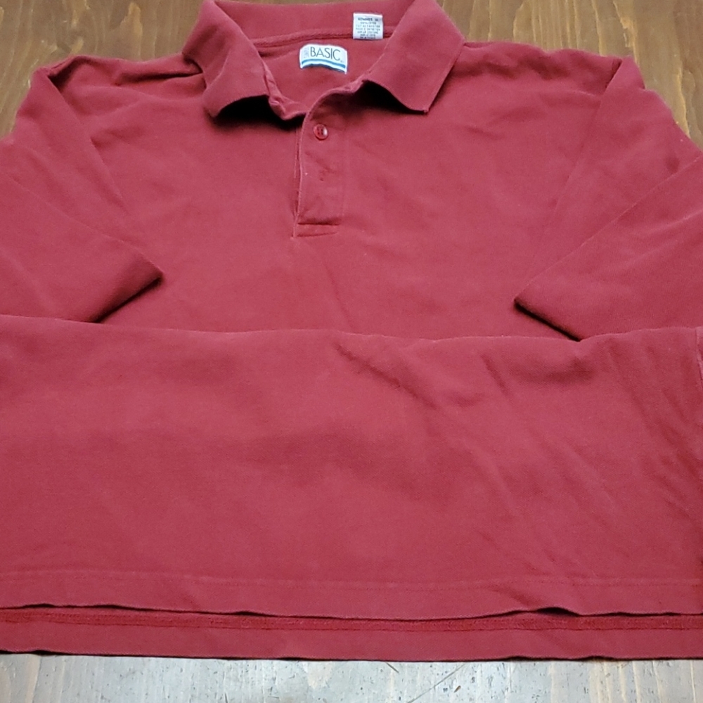 Basic long sleeve polo